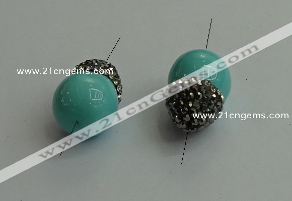 NGC6617 12*22mm - 13*20mm teardrop shell pearl connectors