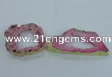 NGC703 45*75mm - 60*70mm freeform druzy agate connectors