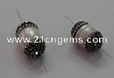 NGC7504 10*16mm - 12*20mm nuggets shell pearl connectors wholesale