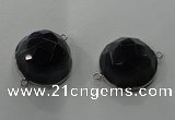 NGC83 30mm cabochons agate gemstone connectors wholesale