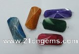 NGC87 25*45mm - 22*55mm agate gemstone connectors wholesale