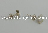 NGE150 5*6mm - 6*7mm freeform shell earrings wholesale