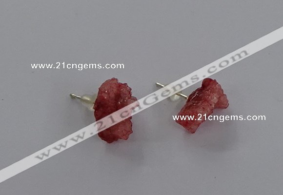 NGE300 5*8mm - 7*10mm nuggets druzy agate gemstone rings