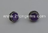 NGE5016 12mm freeform druzy agate gemstone earrings wholesale