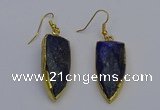 NGE5073 12*35mm - 15*40mm arrowhead lapis lazuli pendants