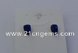 NGE5112 5*8mm freeform plated druzy quartz earrings wholesale