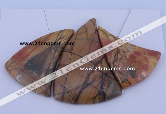 NGP07 Picasso jasper gemstone pendants set jewelry wholesale