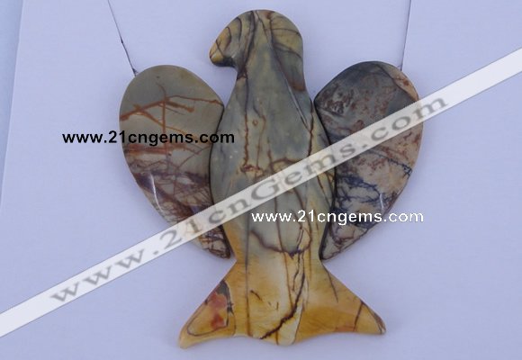 NGP10 Picasso jasper gemstone pendants set jewelry wholesale