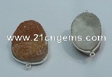 NGP1040 20*30mm - 25*35mm freeform druzy agate beads pendant