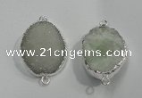 NGP1045 20*30mm - 25*35mm freeform druzy agate beads pendant