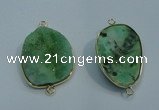 NGP1051 20*30mm - 25*35mm freeform druzy agate beads pendant