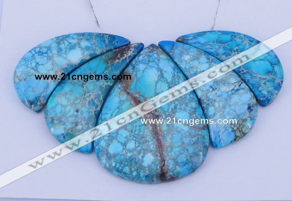 NGP106 Dyed imperial jasper gemstone pendants set jewelry wholesale