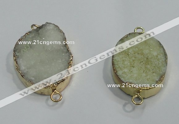 NGP1060 20*30mm - 25*35mm freeform druzy agate beads pendant