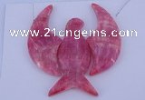 NGP109 Dyed rhodochrosite gemstone pendants set jewelry wholesale