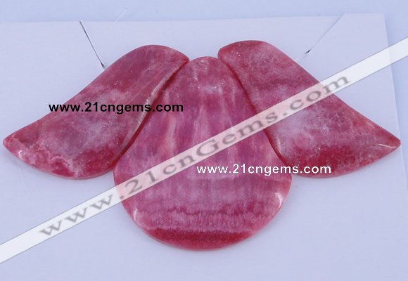 NGP112 Dyed rhodochrosite gemstone pendants set jewelry wholesale