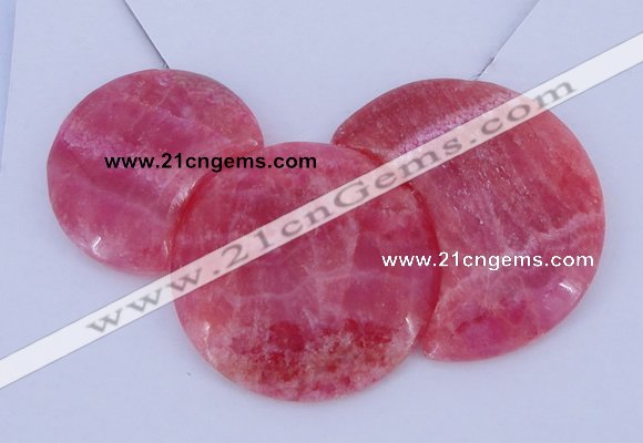 NGP114 Dyed rhodochrosite gemstone pendants set jewelry wholesale