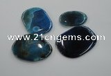 NGP1172 35*50mm - 45*65mm freeform agate gemstone pendants wholesale