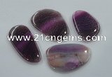 NGP1178 40*55mm - 50*70mm freeform agate gemstone pendants wholesale