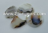 NGP1179 40*55mm - 50*75mm freeform agate gemstone pendants wholesale