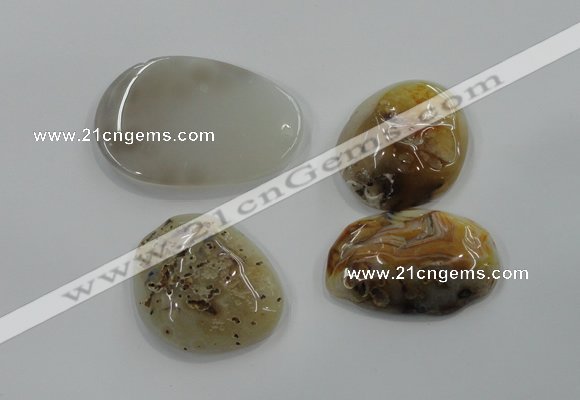 NGP1180 35*50mm - 50*70mm freeform agate gemstone pendants wholesale