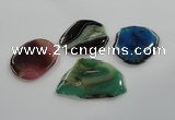 NGP1181 40*50mm - 50*70mm freeform agate gemstone pendants wholesale