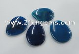 NGP1183 40*50mm - 50*65mm freeform agate gemstone pendants wholesale