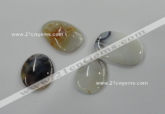 NGP1187 30*40mm - 40*50mm freeform agate gemstone pendants wholesale