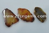 NGP1195 30*60mm - 45*75mm freeform agate gemstone pendants wholesale