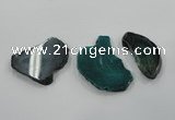 NGP1196 30*50mm - 40*70mm freeform agate gemstone pendants wholesale