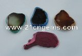 NGP1200 30*50mm - 45*70mm freeform agate gemstone pendants wholesale