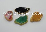 NGP1201 30*40mm - 40*55mm freeform agate gemstone pendants wholesale