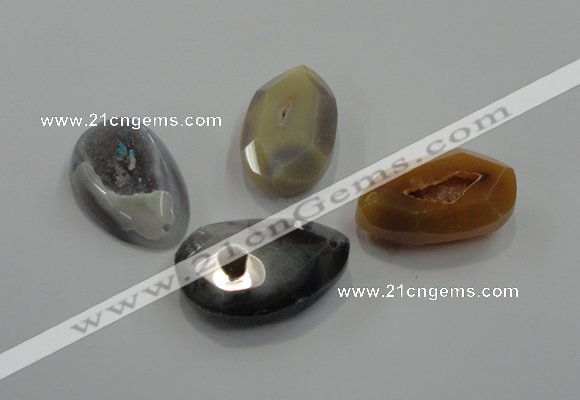 NGP1215 30*45mm - 40*50mm freeform agate gemstone pendants wholesale