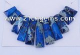 NGP122 Dyed imperial jasper gemstone pendants set jewelry wholesale