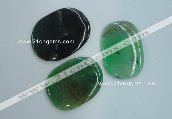 NGP1235 45*60mm - 55*65mm freeform agate gemstone pendants wholesale