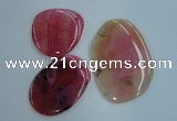 NGP1238 45*50mm - 60*80mm freeform agate gemstone pendants wholesale