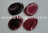 NGP1241 40*50mm - 45*55mm freeform agate gemstone pendants wholesale