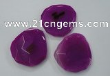 NGP1244 40*45mm - 50*55mm freeform agate gemstone pendants wholesale