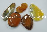 NGP1256 25*40mm - 50*65mm freeform agate gemstone pendants wholesale