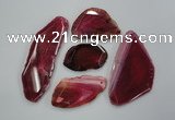NGP1257 30*40mm - 50*70mm freeform agate gemstone pendants wholesale