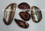 NGP1260 35*45mm - 50*80mm freeform agate gemstone pendants wholesale