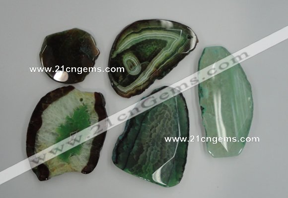 NGP1261 35*45mm - 45*70mm freeform agate gemstone pendants wholesale