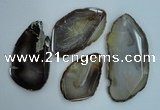 NGP1266 40*55mm - 60*80mm freeform agate gemstone pendants wholesale