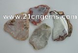 NGP1270 40*50mm - 60*80mm freeform agate gemstone pendants wholesale