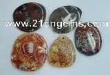 NGP1278 45*55mm - 60*70mm freeform agate gemstone pendants wholesale