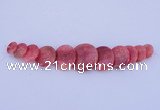 NGP129 Dyed rhodochrosite gemstone pendants set jewelry wholesale