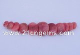 NGP129 Dyed rhodochrosite gemstone pendants set jewelry wholesale