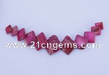 NGP131 Dyed imperial jasper gemstone pendants set jewelry wholesale