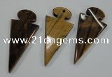 NGP1311 25*60mm – 32*65mm yellow tiger eye pendants wholesale