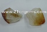 NGP1418 25*35mm - 30*40mm nuggets citrine gemstone pendants