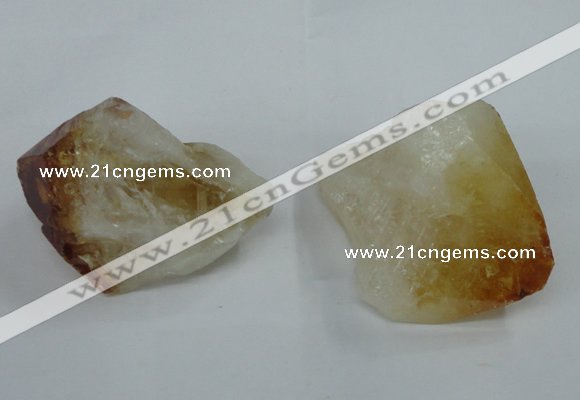 NGP1418 25*35mm - 30*40mm nuggets citrine gemstone pendants